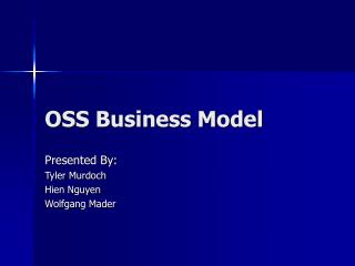 OSS Business Model