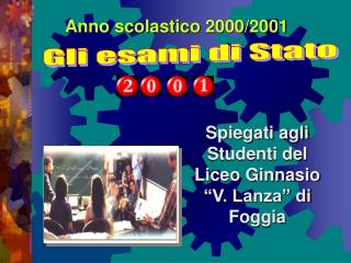 Anno scolastico 2000/2001