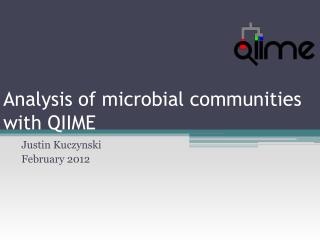 Analysis of microbial communities with QIIME