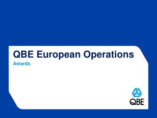 QBE European Operations Awards