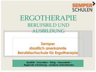 Ergotherapie Berufsbild und Ausbildung