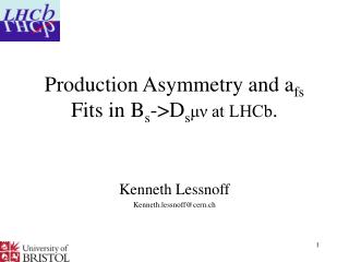 Production Asymmetry and a fs Fits in B s -&gt;D s μν at LHCb .