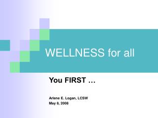 WELLNESS for all