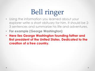 Bell ringer
