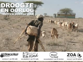 Droogte en oorlog treffen Oost-Afrika