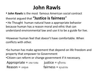 John Rawls