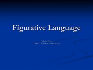 Figurative Language