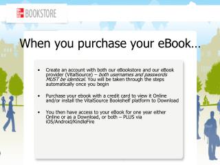 When you purchase your eBook…