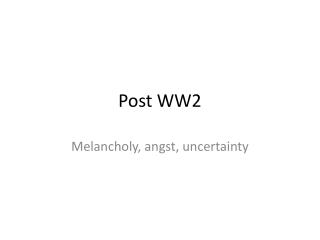 Post WW2