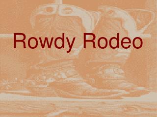 Rowdy Rodeo