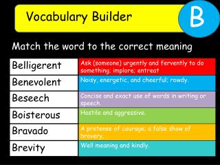 Vocabulary Builder