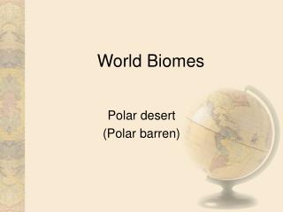 World Biomes