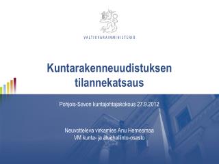 Kuntarakenneuudistuksen tilannekatsaus