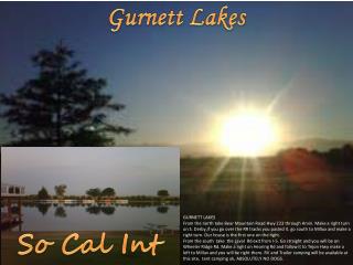 GURNETT LAKES