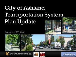 City of Ashland Transportation System Plan Update