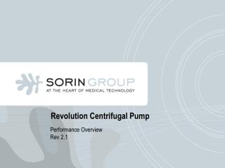 Revolution Centrifugal Pump
