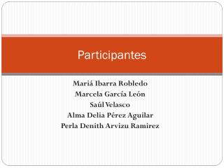 Participantes