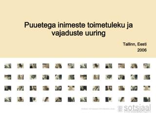 Puuetega inimeste toimetuleku ja vajaduste uuring