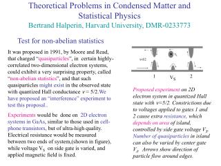 Test for non-abelian statistics