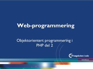 Web-programmering