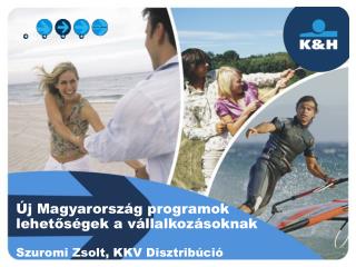 Új Magyarország programok lehetőségek a vállalkozásoknak Szuromi Zsolt, KKV Disztribúció