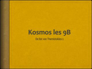 Kosmos les 9B