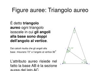 Figure auree: Triangolo aureo