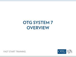 What is OTG?