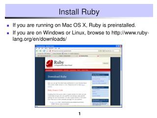 Install Ruby