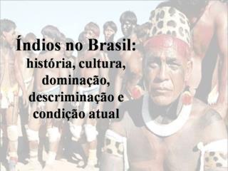 CINCO IDEIAS EQUIVOCADAS SOBRE OS ÍNDIOS