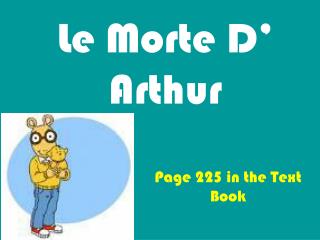 Le Morte D’ Arthur