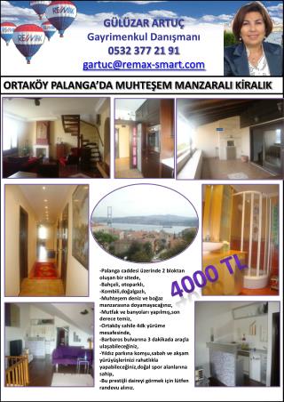 GÜLÜZAR ARTUÇ Gayrimenkul Danışmanı 0532 377 21 91 gartuc @ remax - smart