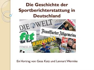Die Geschichte der Sportberichterstattung in Deutschland