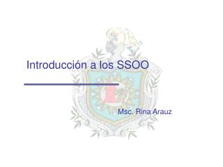 Introducción a los SSOO