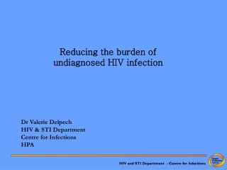 Reducing the burden of undiagnosed HIV infection