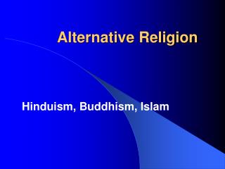 Alternative Religion