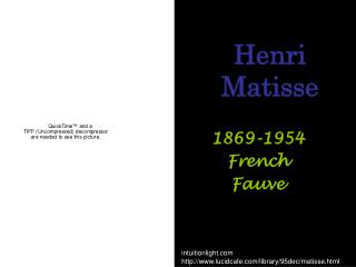 Henri Matisse