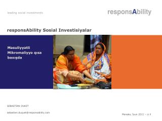 responsAbility Sosial Investisiyalar