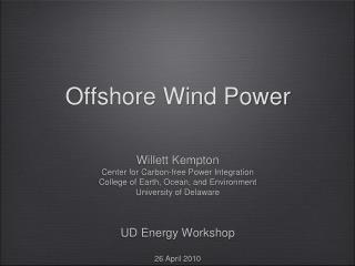 Offshore Wind Power