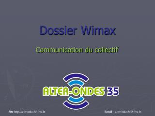 Dossier Wimax