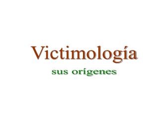 Victimología