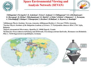 Space Environmental Viewing and Analysis Network (SEVAN)