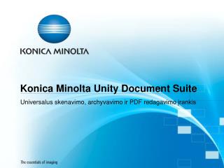 Konica Minolta Unity Document Suite