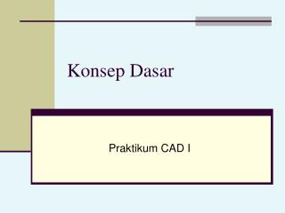 Konsep Dasar