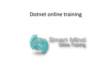 Dotnet online training