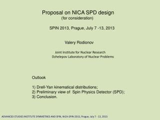 Proposal on NICA SPD design (for consideration)