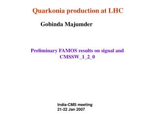 Quarkonia production at LHC