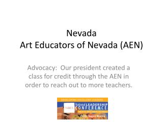 Nevada Art Educators of Nevada (AEN)