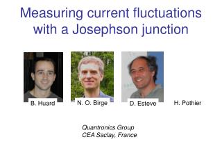 Measuring current fluctuations with a Josephson junction