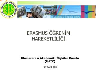 Uluslararası Akademik İlişkiler Kurulu (UAİK)